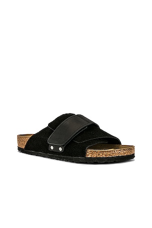 BIRKENSTOCK Kyoto Suede Nubuck in Black