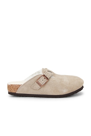 Kids Boston Suede Shearling Clog BIRKENSTOCK