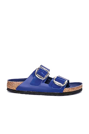 BIRKENSTOCK Arizona Big Buckle Sandal in Dusty Blue | REVOLVE