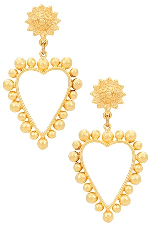 Heart Of Gold Earrings Brinker + Eliza