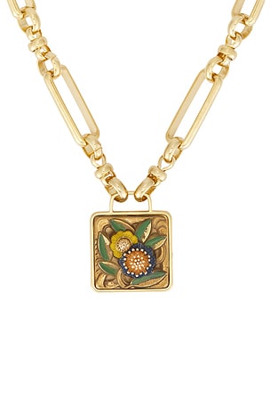 Brinker + Eliza Adeline Necklace in Metallic Gold