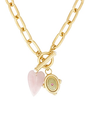 Brinker + Eliza Sienna Necklace in Metallic Gold