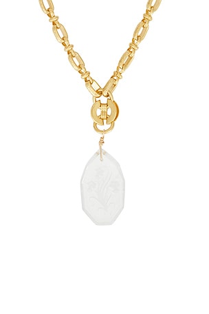 Brenker + eliza collar colgante hope en color oro metálico