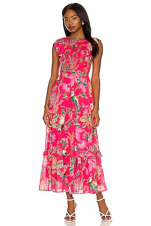open lace back dress Banjanan Madison Dress in Pink Mist