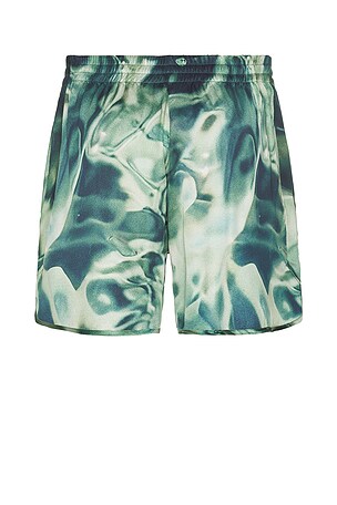 Blue Sky Inn Shorts in Green. Size XL/1X. Also