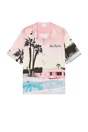 Pink Motel Shirt Blue Sky Inn