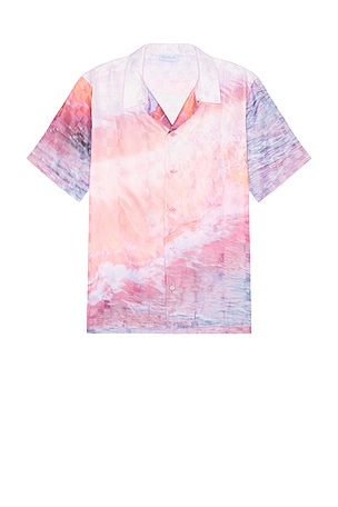 Pink Damier Shirt Blue Sky Inn