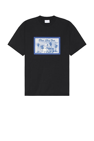 Postcard Logo T-Shirt Blue Sky Inn