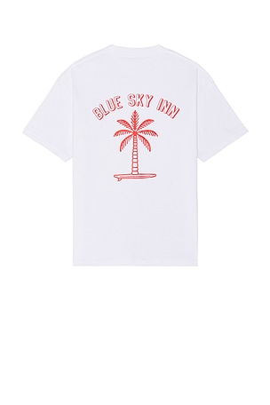 Surf Palm T-Shirt Blue Sky Inn