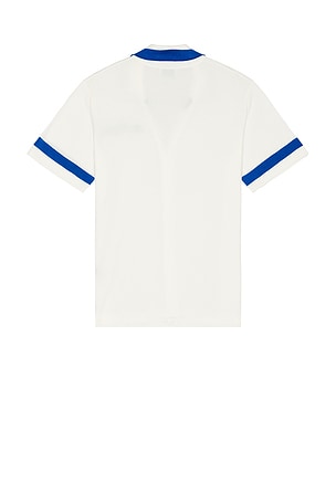 Blue Sky Inn Paneled Knit Shirt in White