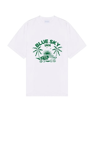 Green Wave T-Shirt Blue Sky Inn