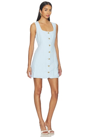 BLANKNYC Button Up Dress in Baby Blue