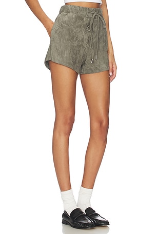 BLANKNYC Tie Shorts in Olive