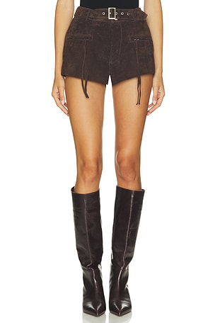 Faux Suede Hot Shorts BLANKNYC