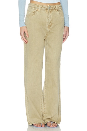 BLANKNYC Wide Legs Jeans in Taupe