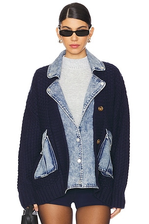 JERSEY CARDIGAN BLANKNYC