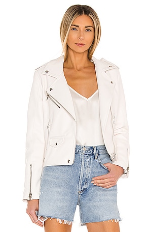 Faux Leather Moto Jacket BLANKNYC