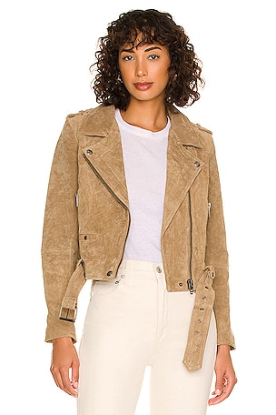 Suede Moto Jacket BLANKNYC