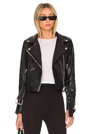 Vegan Leather Moto Jacket BLANKNYC