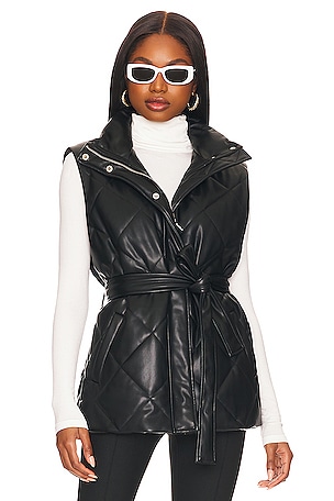 Faux Leather Vest BLANKNYC