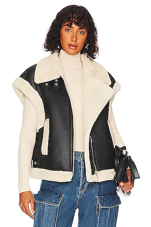 Faux Leather Vest BLANKNYC