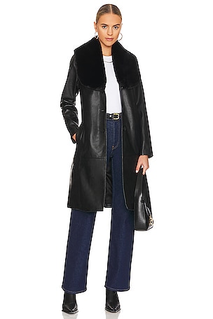 Vegan Leather Trench Coat BLANKNYC