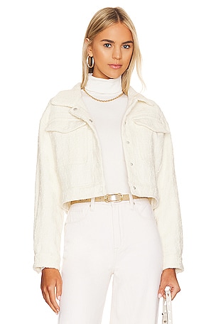 Tweed Cropped Jacket BLANKNYC