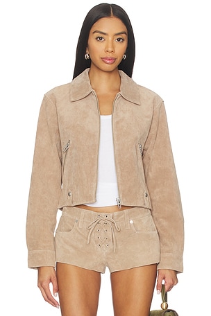 BLOUSON LATTE BLANKNYC