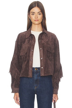 Cropped Fringe Jacket BLANKNYC