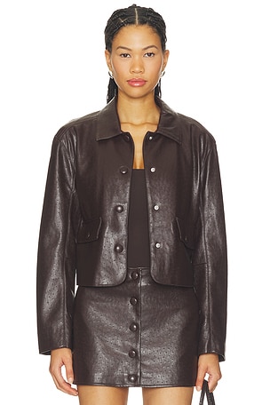 Faux Leather Jacket BLANKNYC