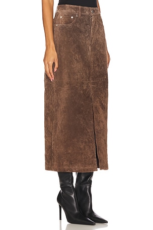 BLANKNYC Black Coffee Skirt in Brown