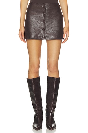 Faux Leather Mini Skirt BLANKNYC