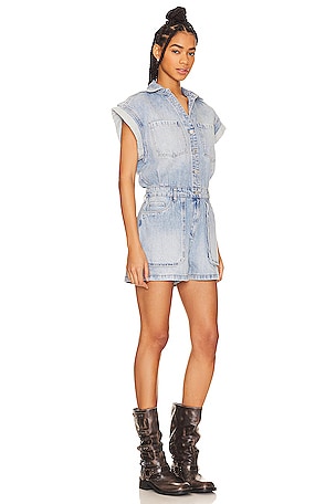 BLANKNYC Romper in Denim-Light