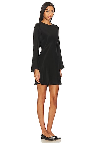 Bella Dahl Bias Mini Dress in Black
