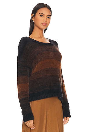 Bella Dahl Slouchy Sweater in Chocolate