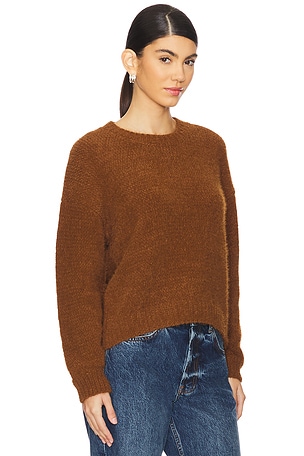 Bella Dahl Drop Shoulder Sweater in Brown