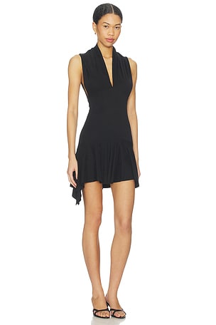 Belle Anna Twyla Mini Dress in Black. Size XS. Also
