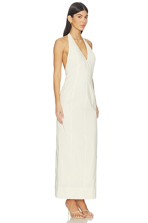 Belle Anna Helia Maxi Dress in Cream