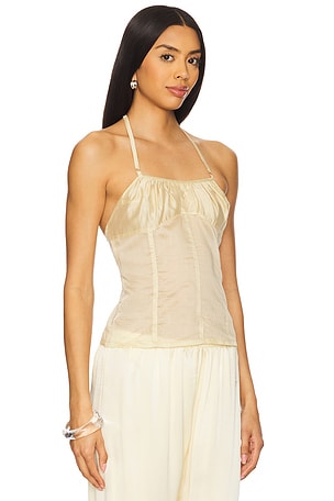 Belle Anna Flore Top in Lemon