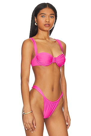 Belle The Label Oracle Bikini Top in Pink