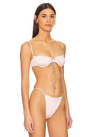 Belle The Label Amour Bikini Top in Pink