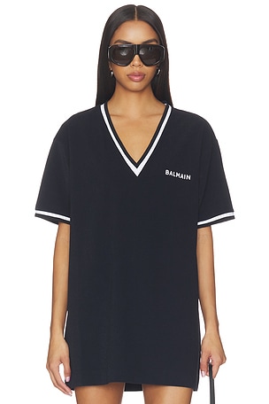 Iconic B Cover Up Maxi T-shirt Dress BALMAIN