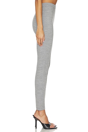 BALMAIN Zipped Legging in Grey