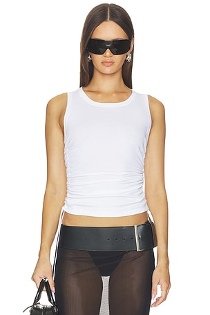 Jersey Draped Detail T-shirt BALMAIN