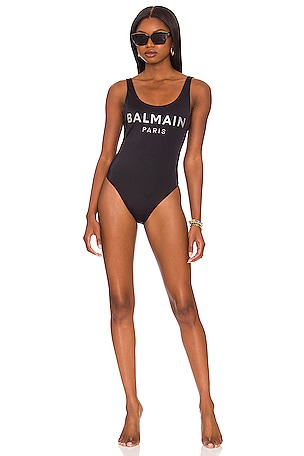 BALMAIN Swimsuit in Black | REVOLVE