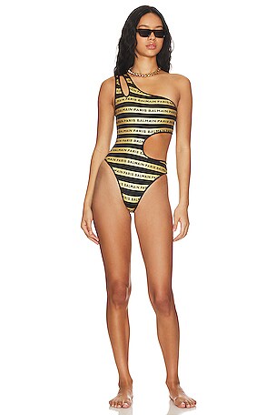 BALMAIN ワンピース - Black & Gold | REVOLVE BALMAIN ワンピース - Black & Gold | REVOLVE