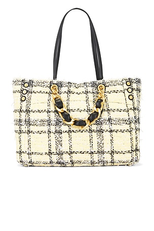 BALMAIN Soft Cabas Tote Bag in Yellow