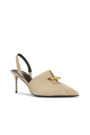 Balmaen tacón pierceng slengback en color Beige