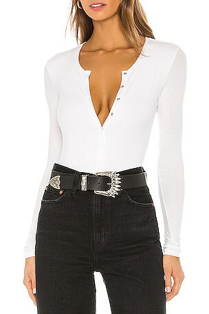 B-Low the Belt Frank Crystal Belt in Black Silver | REVOLVE display picture 2