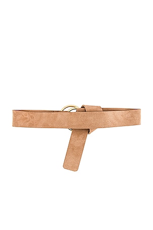 B-Low the Belt Tumble Suede Belt in Tan